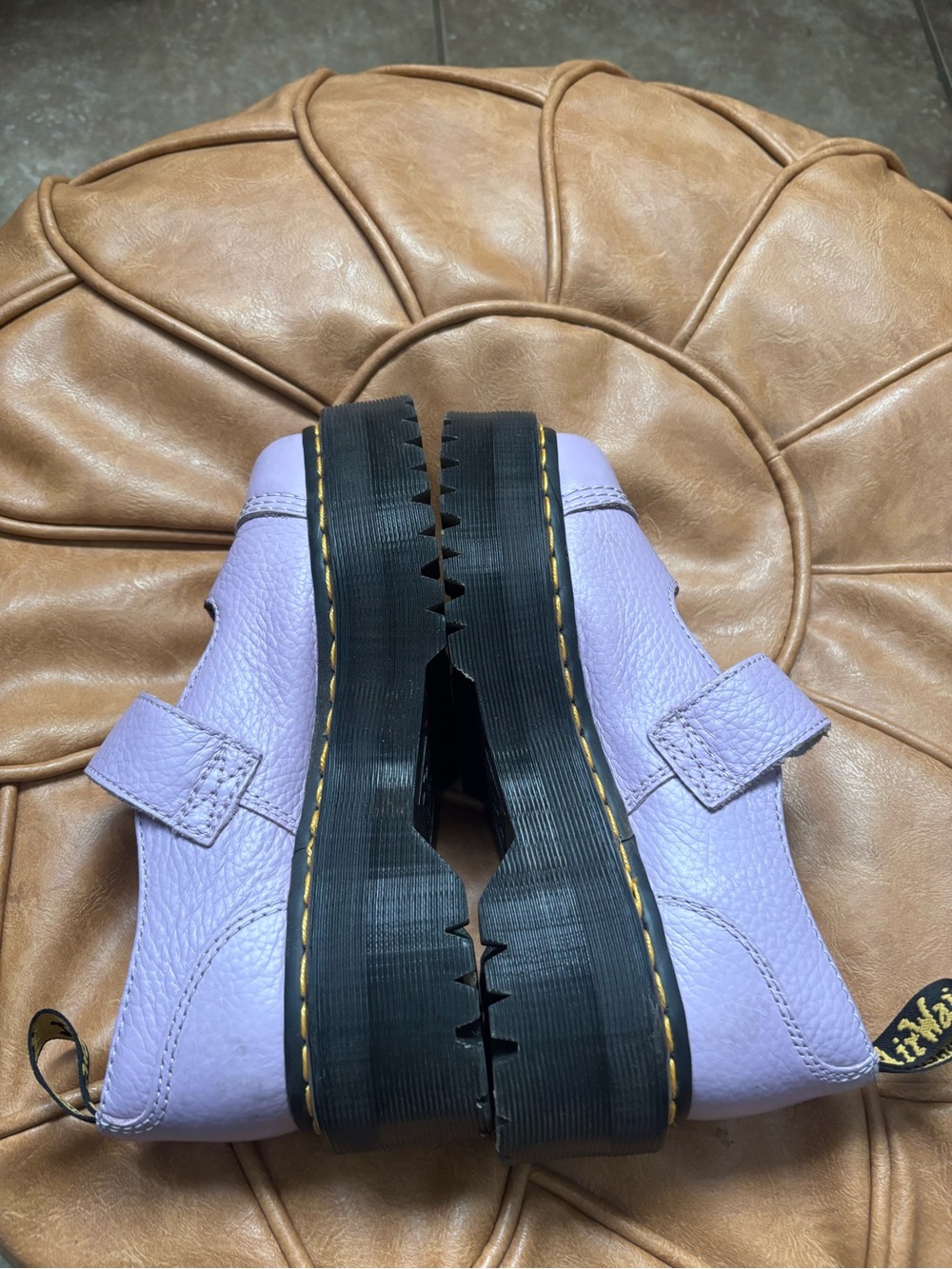 Dr. Martens Addina Quad Flower Mary Janes Lavender - Picture 8 of 11